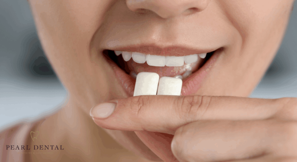 Chewing Gum with Invisalign